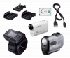 4K Action Cam with Live View Remote Bundle FDRX1000VRW